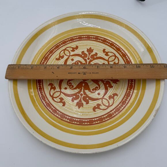 Vintage Cavalier Ironstone Chop Plate Pattern RYL404 by Royal (USA) - Picture 5 of 8